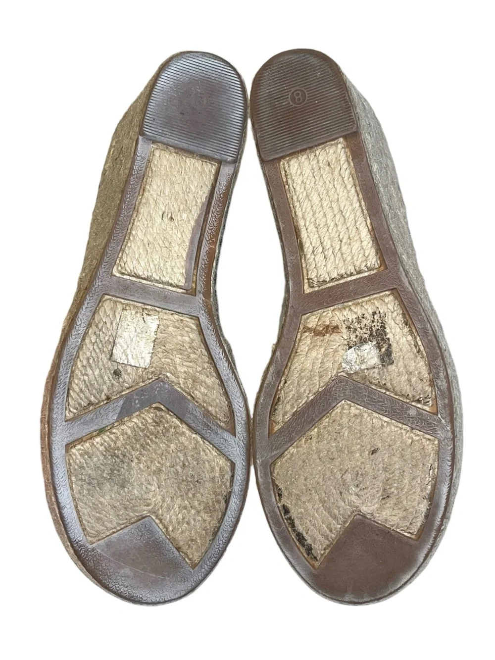 Sigerson Morrison Smatifa Suede Espadrille Wedge Platform Sandals - Size 8